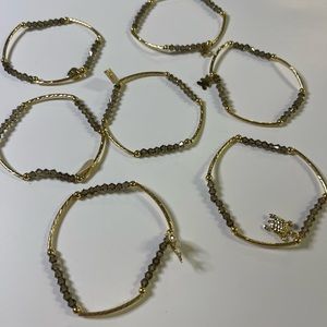 Weekly 14k Laminated Gold Adjustable Bracelet